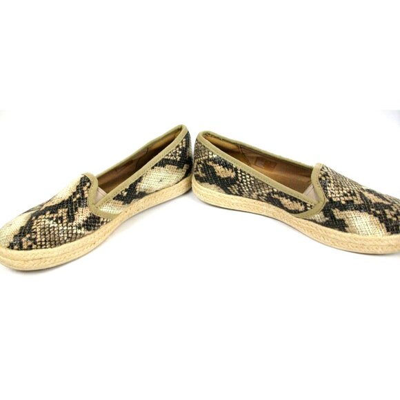 Clarks Collection Soft Cushion Womens Size 7. 5 Reptile Print Gray Slip On - Picture 5 of 8